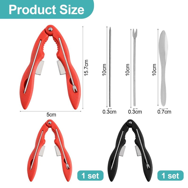 2 Pieces Crab Claw Tools, Multifunctional Seafood Tools, Crab Lobster