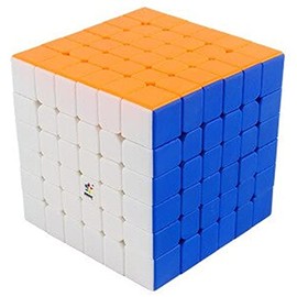 Bokefenuo YuXin Little Magic 6 x 6 Magnetic Speed Cube YuXin Little Magic 6 m Toy for Children Puzzle Magic Cube