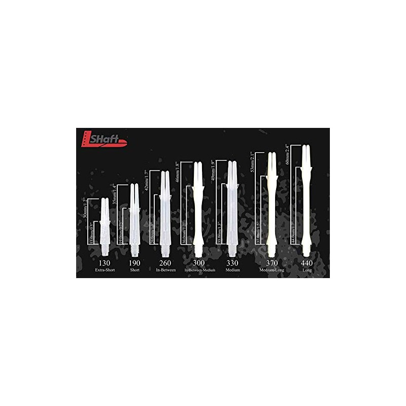 PerfectDarts 1 Set L Style L-Shaft Locked Slim Dart Stems