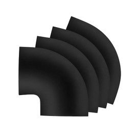 Bates- Corners for Floor Cord Covers, 4 pcs, Black, Corners for Floor Cord Covers for Wires on Floor Cord Cover, Corners for Extension Cord Cover Floor, Cord Protector Floor Cable Cover Corners