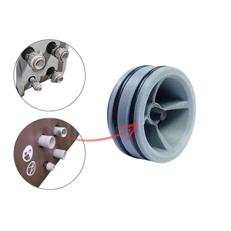 Clip On Non-Return Valve for The A Connection, Compatible with