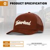 Timberland Trucker Hat for Men - Durable Cotton Twill, Adjustable