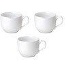 Set of 3 Diamond Serum Demitasse Bowl, 2.4 x 2.1