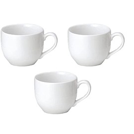 Set of 3 Diamond Serum Demitasse Bowl, 2.4 x 2.1 inches (6.2 x 5.3 cm), Coffee Cup