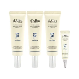 Home Shopping Latest Dalva Sun Ampoule 50ml 3+7ml Sun Cream Water Barrier Anti Sun Aging / 홈쇼핑 최신상 달바 썬 앰플 50ml 3개+7ml 선 크림 워터 베리어 안티 선에이징