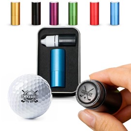 Sello de pelota de golf personalizado UIDMEN con estuche metálico, marcaje reutilizable con nombre personalizado, accesorios de golf, regalos para amantes del golf, golfistas, papá, esposo