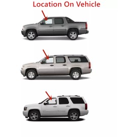 NAGD Fits 07-11 Chevy Tahoe Suburban Avalanche Driver Left Front Door Window Glass