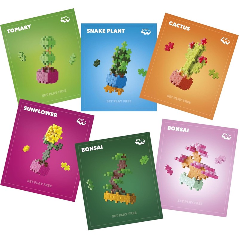 PLUS PLUS Botanica Plant Packs Bundle