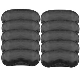 10pcs Eye Mask Sleep Masks Eye Cover Lightweight Comfortable Soft Blindfold Eyeshade with Nose Pad & Elastic Straps for Women Men Travel Sleep Game Shift Work Naps Team Building Party, Black