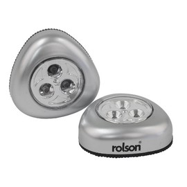 Rolson 3 LED Push Light (2 Pieces)