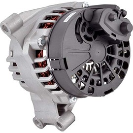 New Alternator Compatible with/Replacement for 1.4L Fiat 500 12 13 2012 2013 68070539AA, RL070593AA, 101210-1650, 11599, 2 Clock 105 Amp Internal Fan Type CW Rotation 12V
