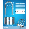 Heavy Duty Trailer U Bolt Kit - Fits 2-3/8" Round