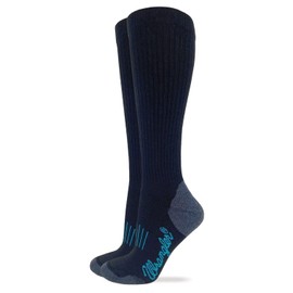 Wrangler Ladies Ultra Dri Compression Knee High Socks 1 Pair Pack (Black)