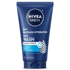 Moisturizing Face Wash por Nivea Limpiador Facial Humectante para Hombre, 150 ml (5 oz)
