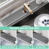 23.6'' Long Stone Faucet Mat for Kitchen Sink-Diatomite Quick Dry