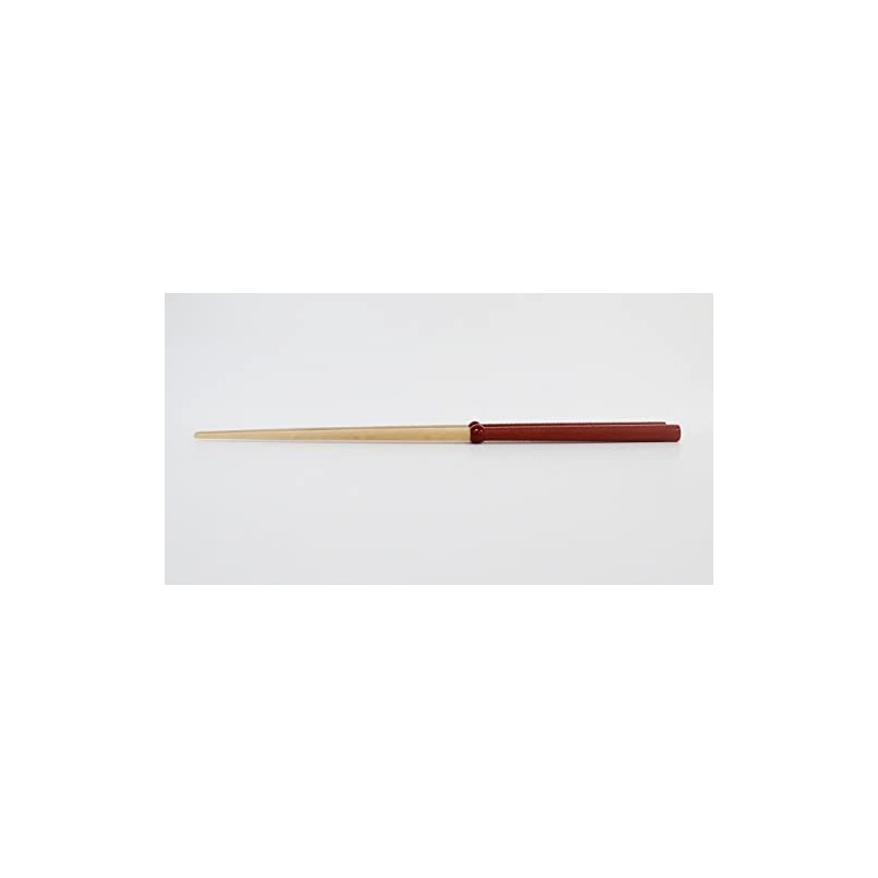 Aoba Wakasa Lacquerware Dishwasher-Safe Painted Chopsticks Flotation Round (Modern Red