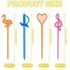 Set of 200 Multicoloured Cocktail Sticks for Children, barbecues, Family