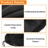 sourcing map 5pcs Headphone Pouch, Headset Carrying Bag, Portable Headphone