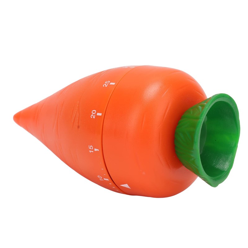 Cooking Timer Mechanical Timer Cute Carrot Shape for Kitchen Reading