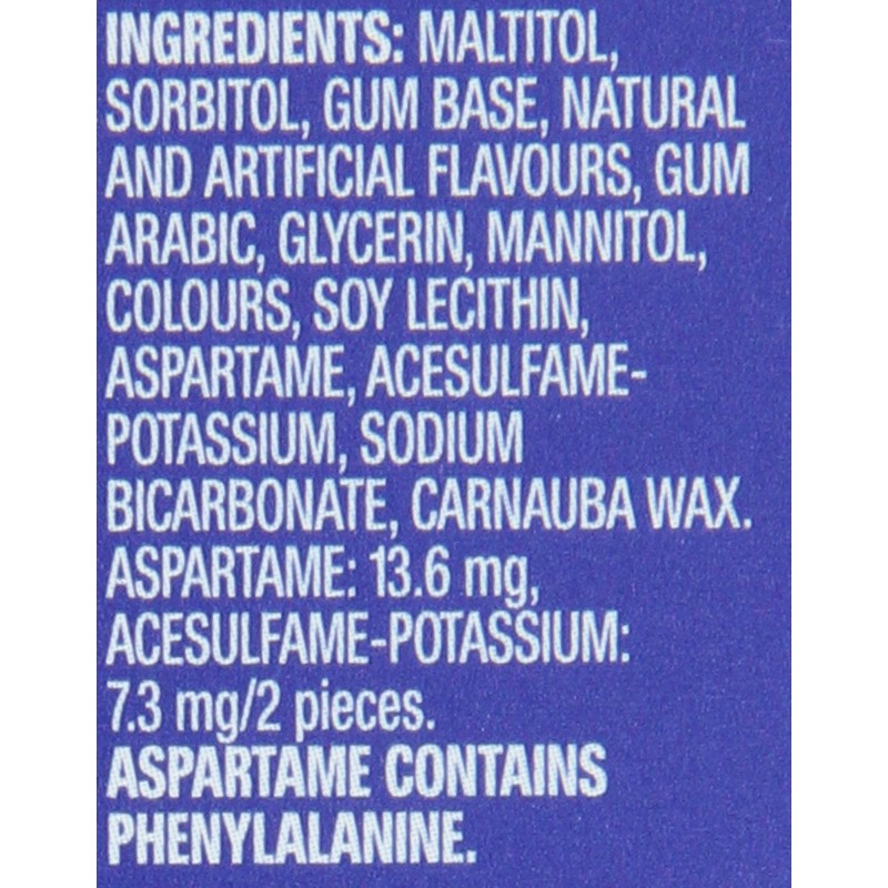 Excel White Sugar-Free Gum, Winterfresh, 12 Count