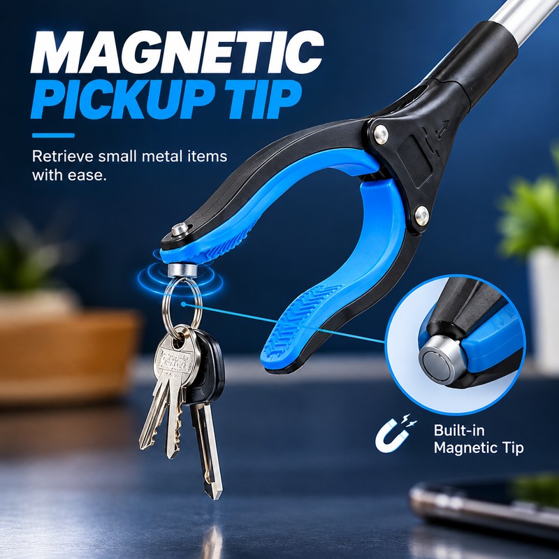 Reacher Grabber Tool for Everyday Pickup – 32-Inch Long Reach