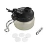 Airbrush Cleaning Pot Universal Glass Bottle Airbrush Cleaning Jar with