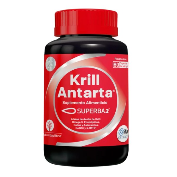 Aceite de Krill Antarta Suplemento Alimenticio - Caja con 60