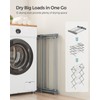 SONGMICS Foldable Clothes Drying Rack, Laundry Drying Rack, Clothes Airer,