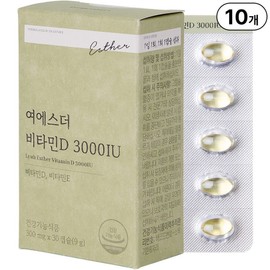 Directly managed by head office Yeo Esther Vitamin D 3000 IU Vitamin D National Nutrition Project, 30 tablets, 10 boxes / 본사직영 여에스더 비타민D 3000 IU 비타민디 국민영양 프로젝트, 30정, 10박스
