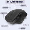 UrbanX Silent Wireless Mouse Bluetooth & 2.4Ghz, Rechargeable, Ergonomic Compatible