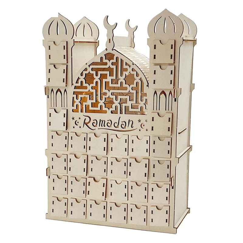 Wooden Ramadan Advent Calendar 2022 Eid Ramadan Mubarak Advent Calendar