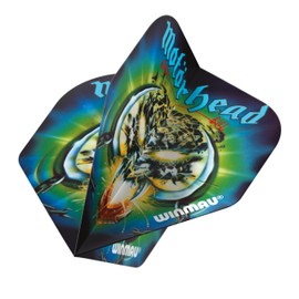 WINMAU Rock Legends Dart Flights - 10 Sets Per Pack (Total 30 Dart Flights) Available in Varying Designs (Motorhead, Overkill)