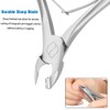 FERYES Cuticle Clippers 1/2 Jaw - Professional Cuticle Cutter Nail