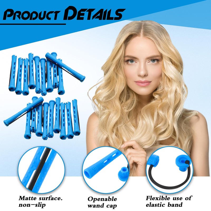 Hair Noodle Perm Set Complete - With Perm Winder, Overnight