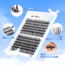 Individual Lashes Cluster Individual Lashes Lash Clusters D Curl 240 PCS 20D/30D Lash Clusters DIY Eyelash Extensions Cluster Lashes Eyelash Clusters At Home (20D/30D,D-14-18MIX)