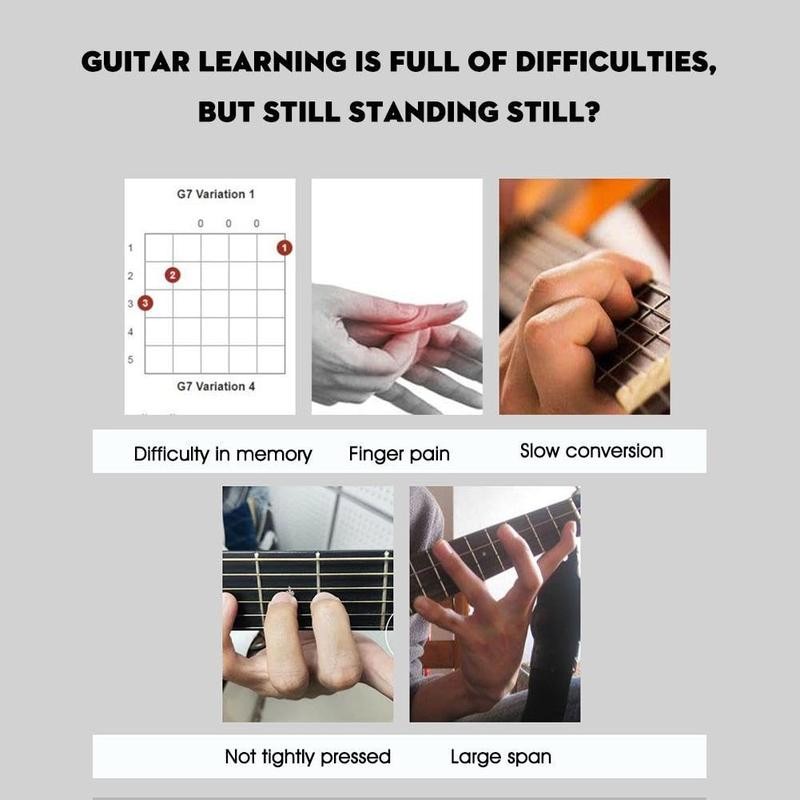 Guitar Aid Chords Trainer, Guitar Chord Presser, Guitar Assisted Tool