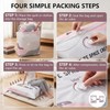 ZFFAFUR No-Pump Vacuum Storage Bags 2-Pack Large – Press &