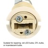 PATIKIL G9 Light Base Socket, 4 Pack Ceramic Lamp Bulb