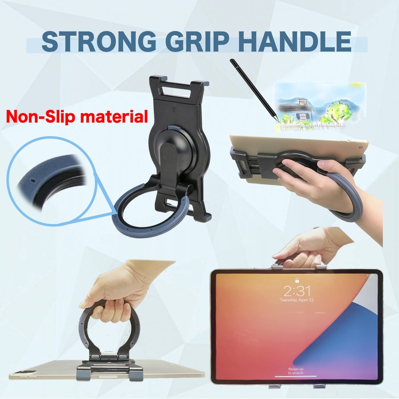 MAX SMART 【Upgrade】 Tablet Hand Grip Holder & Stand for