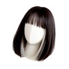 Women Wig Hair Soft Realistic Adjustable Short Straight Female Wig