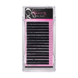 Weimob easy fan Eyelash Extension Auto Fanning Matte Black Quick Fan Volume Eyelashes D-Curl Thickness 0.07 mm Length 12 mm Self-Fanning Ready-to-Use Fan Volume Lashes Withstand 90°C Temperature