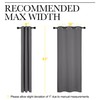 NICETOWN Thermal Insulated Grommet Blackout Curtains for Bedroom (2 Panels,