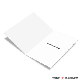 The Best Card Company 30th Milestone Anniversary Greeting w/Envelope for Men, Women - (Not Layered, Sparkled, or Foil) - Bold Milestones 30 C6110AMAG