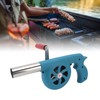 Hand Crank BBQ Fan, Increase Firepower, Easy Operation, Portable Barbeque