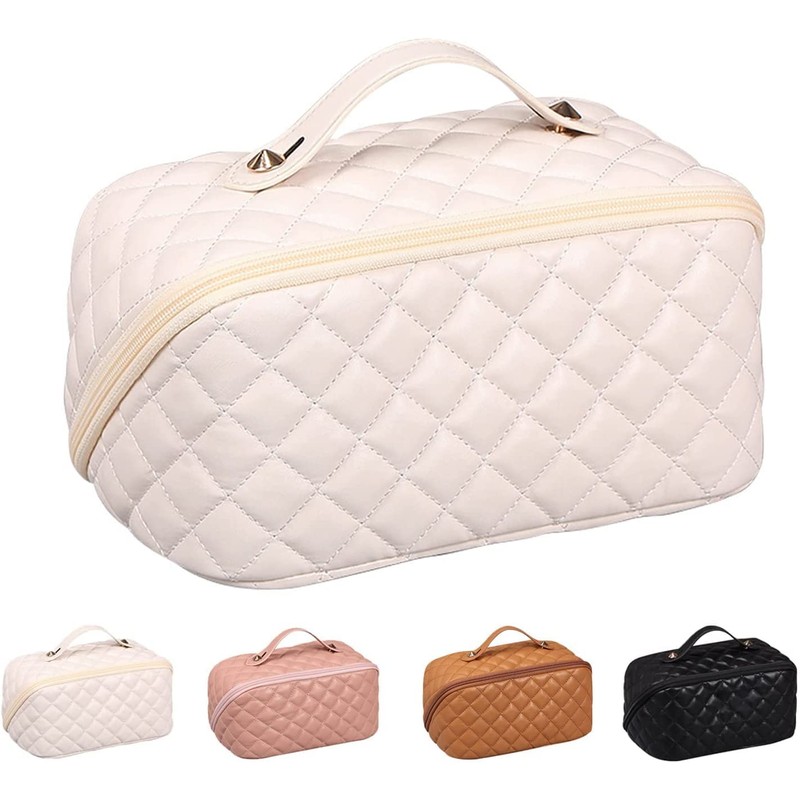 Travel Cosmetic Bag,Large Capacity Travel Make up Bag,Cosmetic Bags for