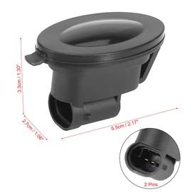 X AUTOHAUX Car Boot Tailgate Release Switch Rear Door Release Trunk Switch for Grand Cherokee 2011-2013 68083081AA Black