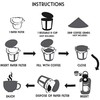 Pro Mael Disposable K Cup Filters, Coffee Filter Paper for