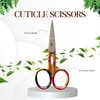 Nail Scissors, Professional Cuticle Scissors, Extra Strong Curved Manicure Scissors,