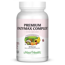 Digestive Enzymes Supplement – Plant-Based Digestive Enzymes for Women & Men – Aids Digestion of Protein, Fat, Carbs & Fiber – Supports Gut Health, Gas & Bloating Relief – Enzymax Complex 60 Capsules