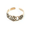 Windalf Lucina 6mm Celtic Knot Bronze Toe Ring, Bronze